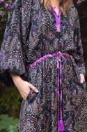 long sleeve bohemian long dress PAOLA  - Miss June