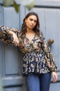 long sleeve floral blouse LYAM - Miss June