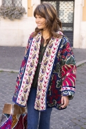 long sleeve floral quilted jacket GIORGIA - Miss June