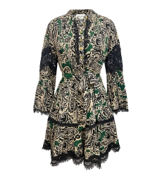 vestido corto bohemio chic manga larga AGATHA - Miss June