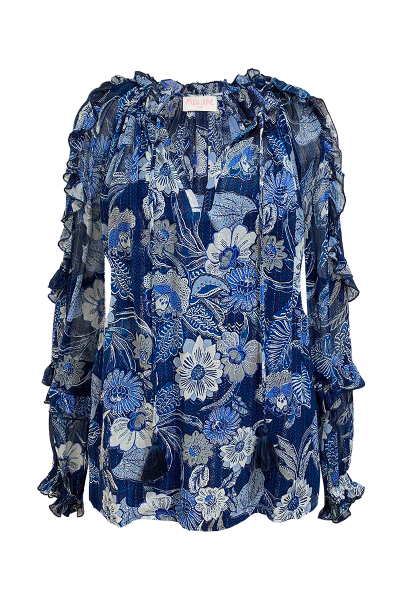 blusa floral manga larga SILVIA - Miss June