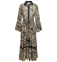 vestido largo bohemio chic manga larga ZELIE -Miss June