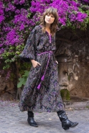 long sleeve bohemian long dress PAOLA  - Miss June
