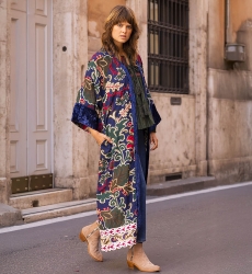 long sleeve bohemian long kimono IVANA - Miss June