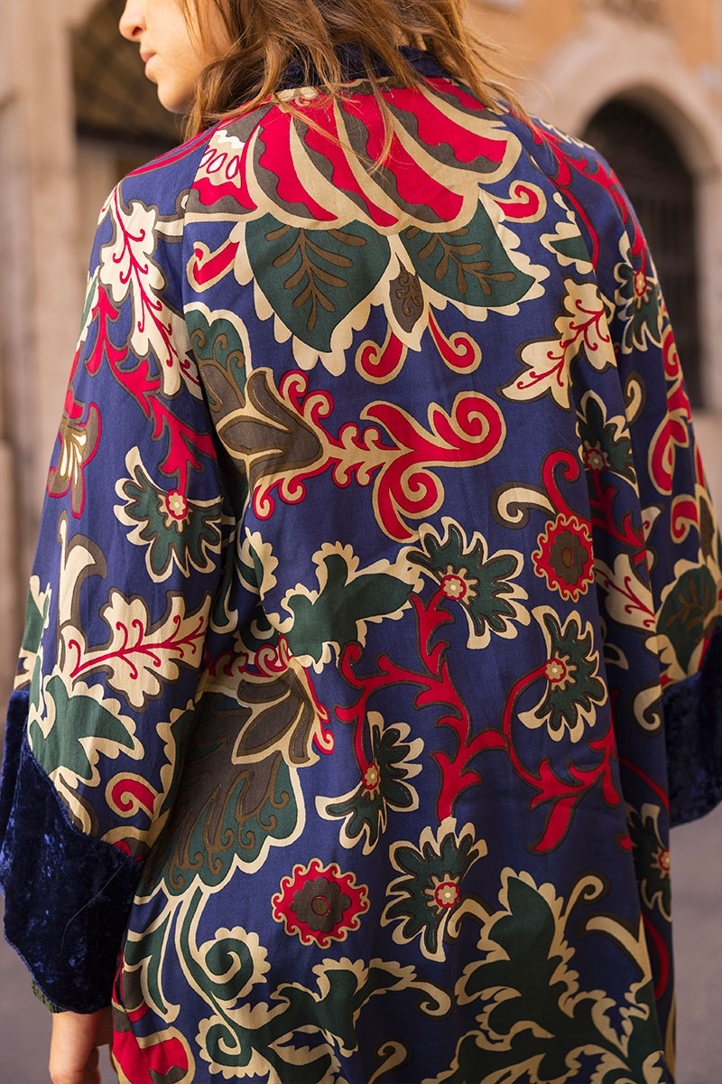 long sleeve bohemian long kimono IVANA - Miss June