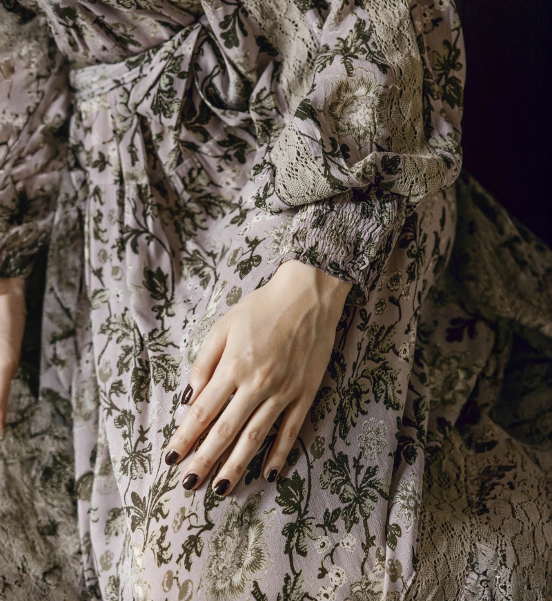 robe longue manche longue fleurie ADELE - Miss June