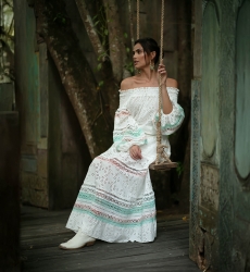 Miss June Paris — Long Skirt Plumeria