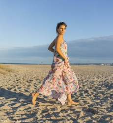 Petal Long Dress – Floral – Sleeveless – Miss June Paris – 5