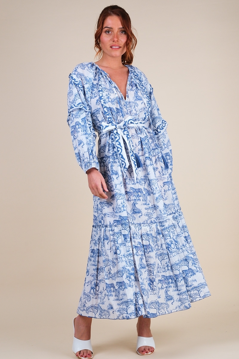 long sleeve maxi silk dress Mizalle Flowy Long Sleeve Maxi Dress