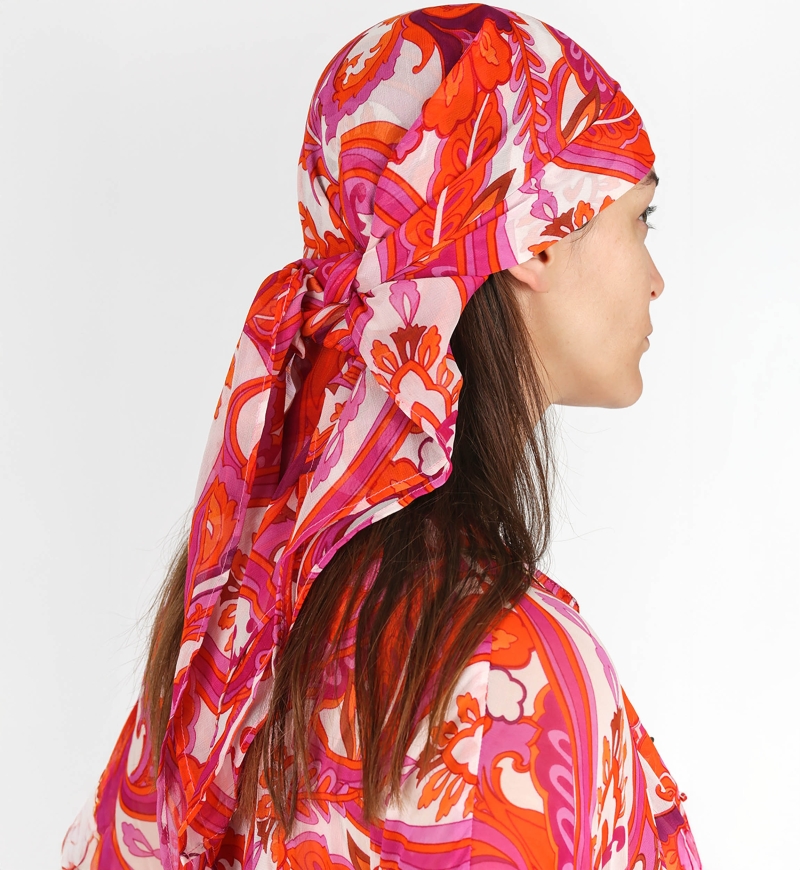 Georgia Schal - Sortierte Farben - Größe 90cm*90cm - Miss June Paris - 3