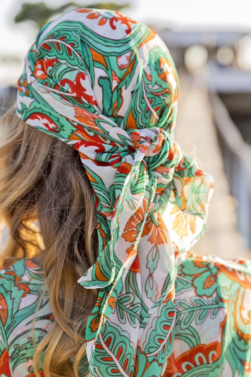 Georgia Schal - Sortierte Farben - Größe 90cm*90cm - Miss June Paris - 1