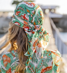 Scarf Georgia - Assorted Colors - Size 90cm*90cm - Miss June Paris - 1