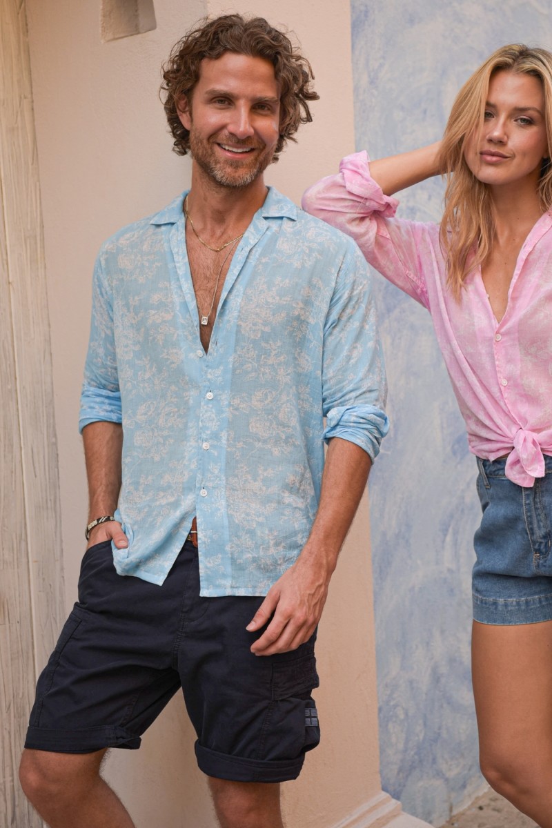 Salento Shirt Blue or Pink | Miss June Paris