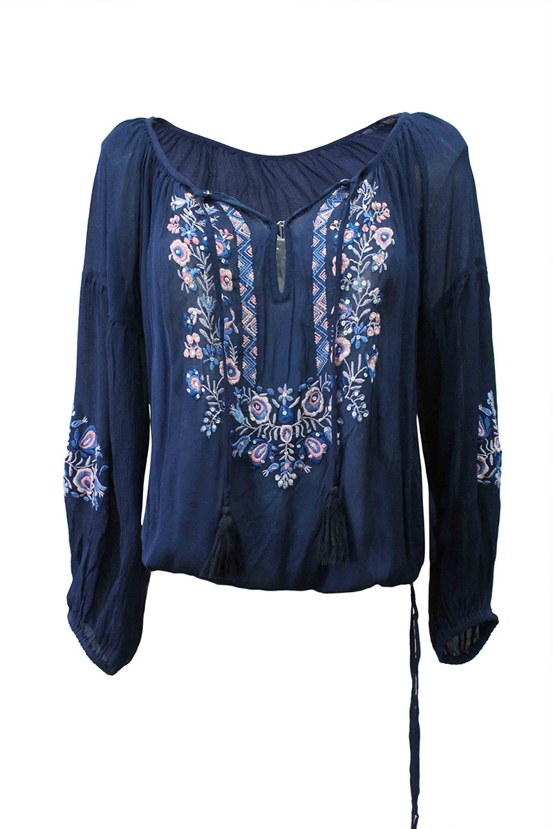 blouse manche longue boheme FOLK - Miss June
