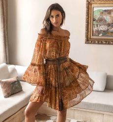 Vestido corto Magdalena - estilo bohemio femenino - Miss June Paris - 1