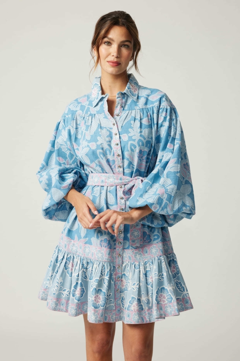 Vestido curto Juliette - 100% algodão - Miss June Paris - 3