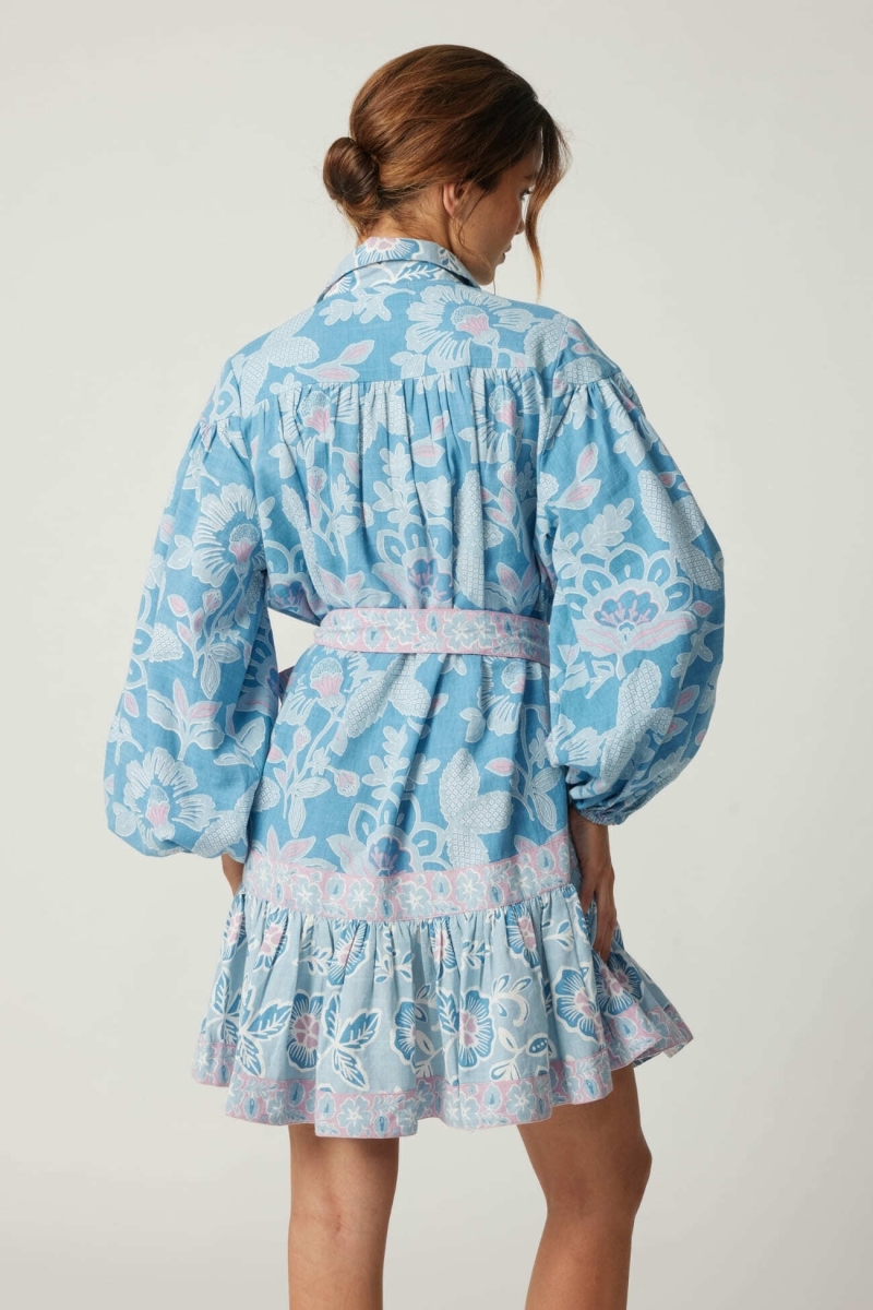 Robe courte Juliette - 100% coton - Miss June Paris - 4