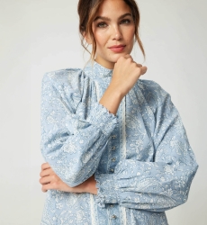 Chemise femme Victoire - motif paisley - 100% coton - Miss June Paris - 5