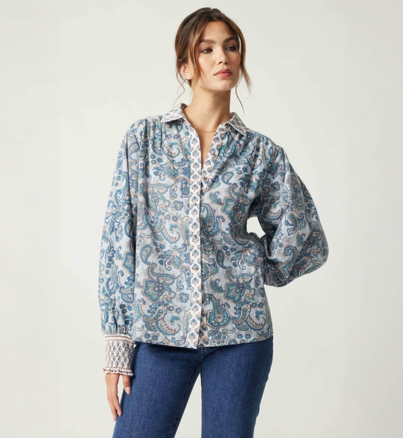 Camicia donna Alizee - paisley - Miss June Paris - 3