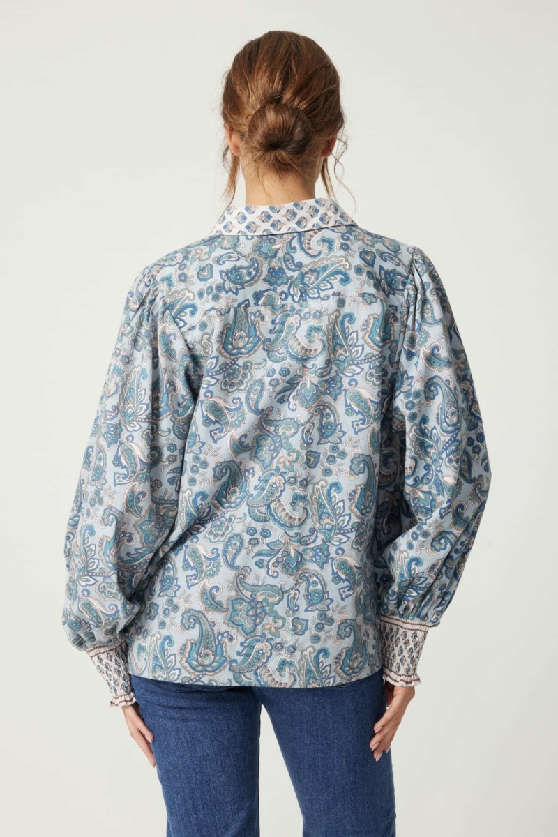 Camisa feminina Alizee - estampada - Miss June Paris - 4