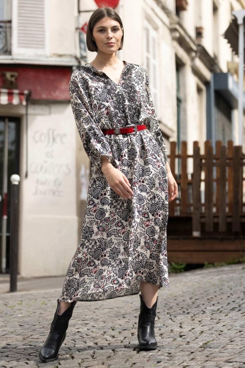 Langes Kleid Jade - Miss June Paris - 2
