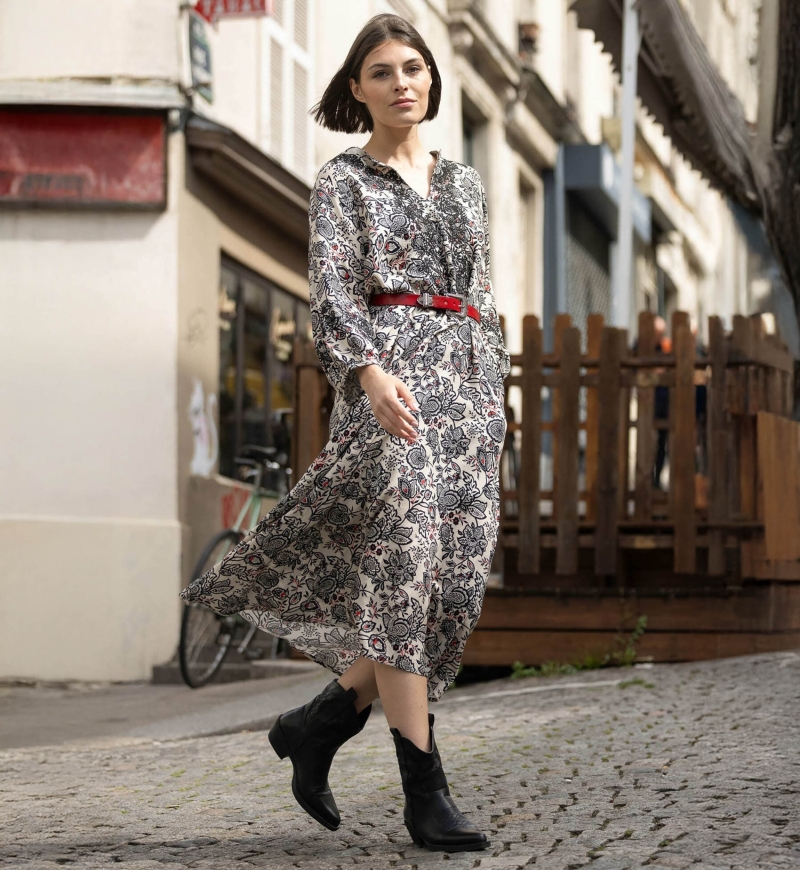 Langes Kleid Jade - Miss June Paris - 3