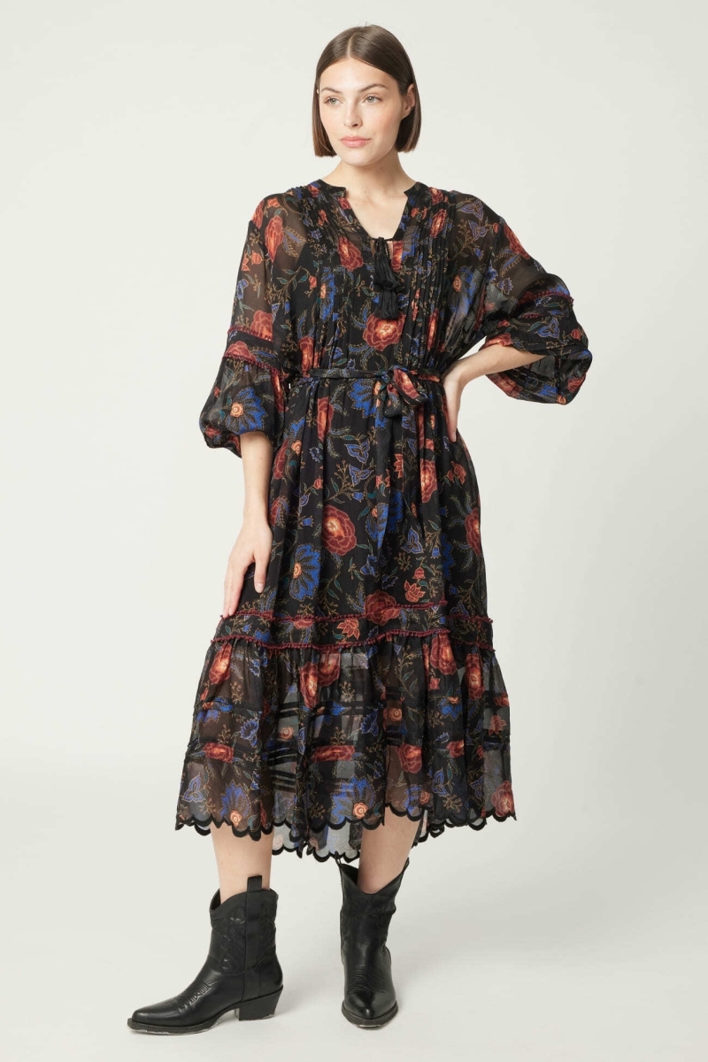 Langes Kleid Clarisse - Miss June Paris - 3