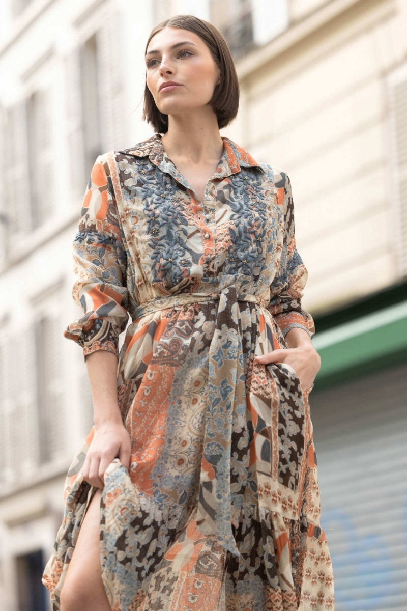 Abito lungo Élodie - Miss June Paris - 1
