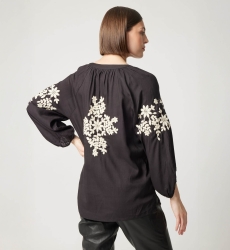 Blusa preta Noémie - Miss June Paris - 4