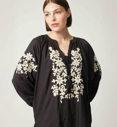 Blouse noir Noémie - Miss June Paris - 5