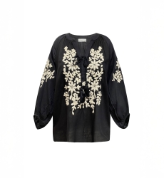 Blusa preta Noémie - Miss June Paris - 6