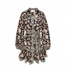 Cassandra short dress - floral print - Miss June Paris - 6