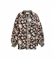 Women's Éva cotton shirt - floral print - Miss June Paris - 6