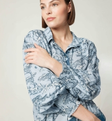 Camicia donna Maé stampa savana - Miss June Paris - 1