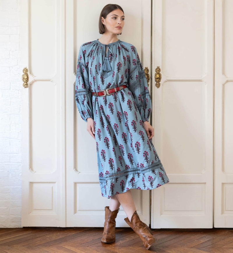 Langes Ambre Kleid - Miss June Paris - 2