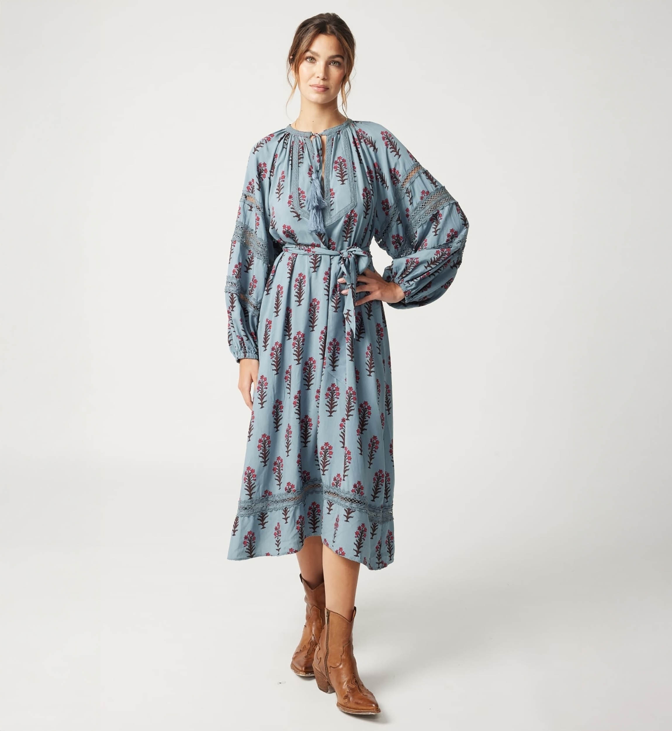 Langes Ambre Kleid - Miss June Paris - 3