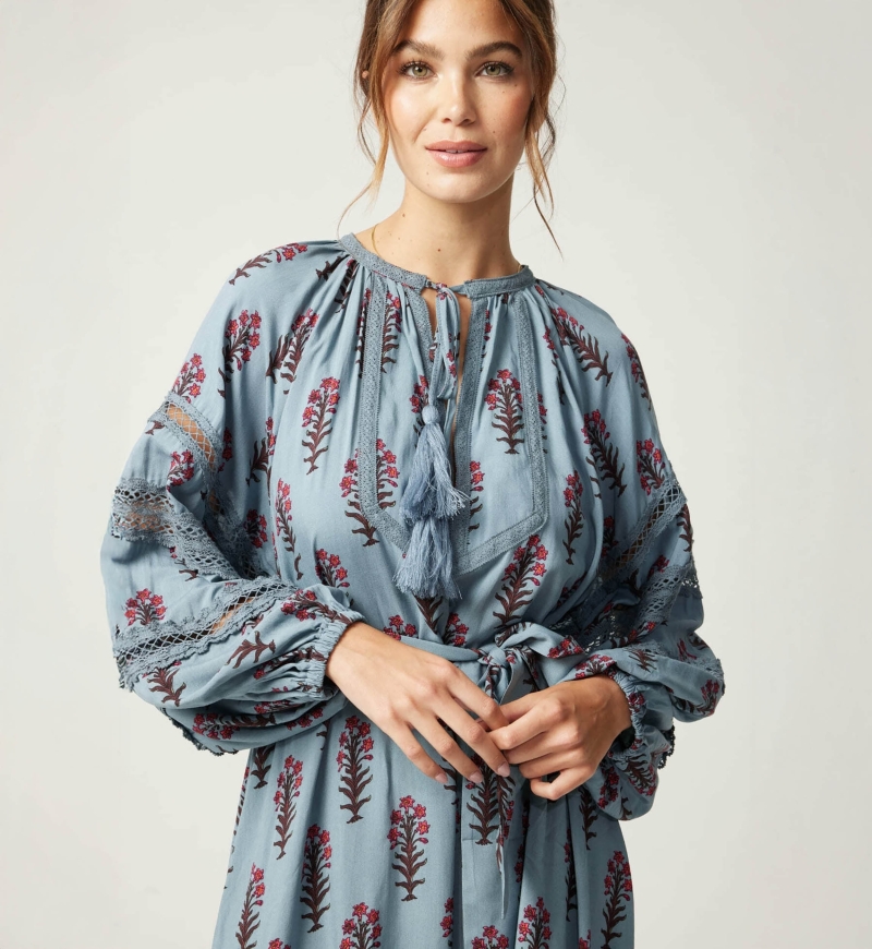 Langes Ambre Kleid - Miss June Paris - 5