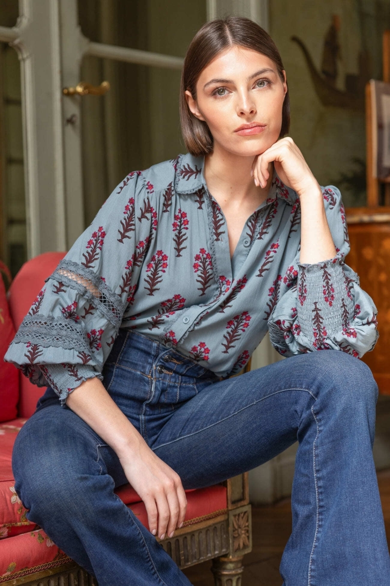 Camisa mulher Hermine - Miss June Paris - 1