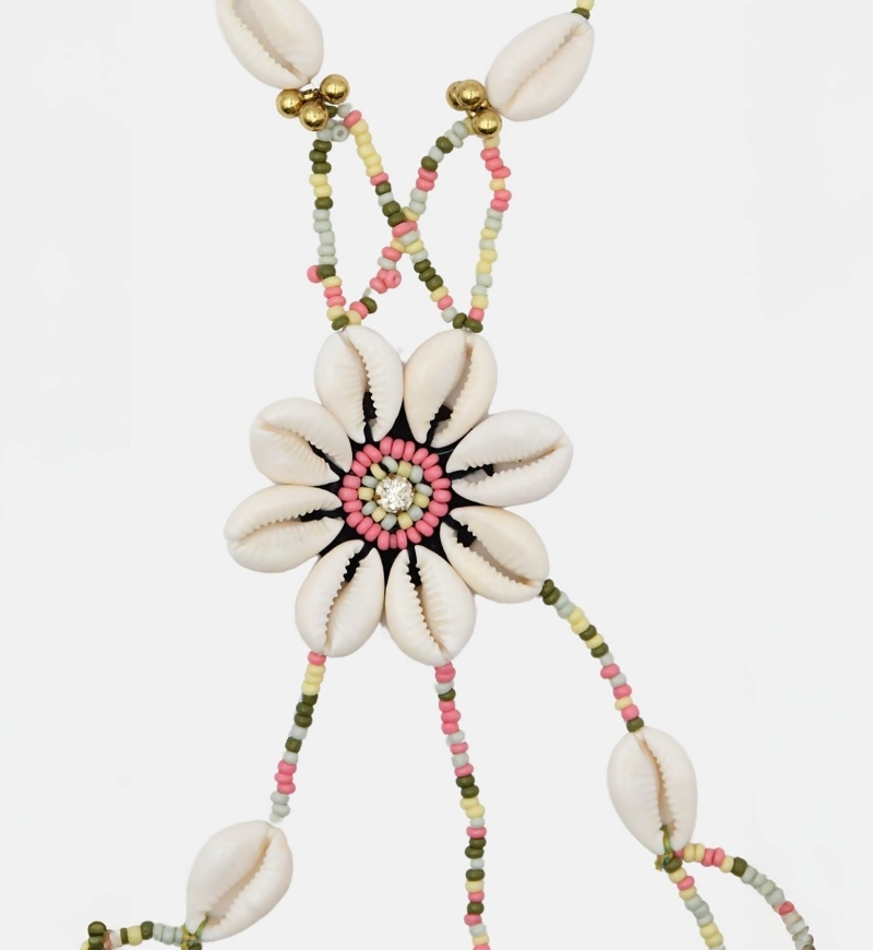 Long bohemian costume necklace LENA - Miss June