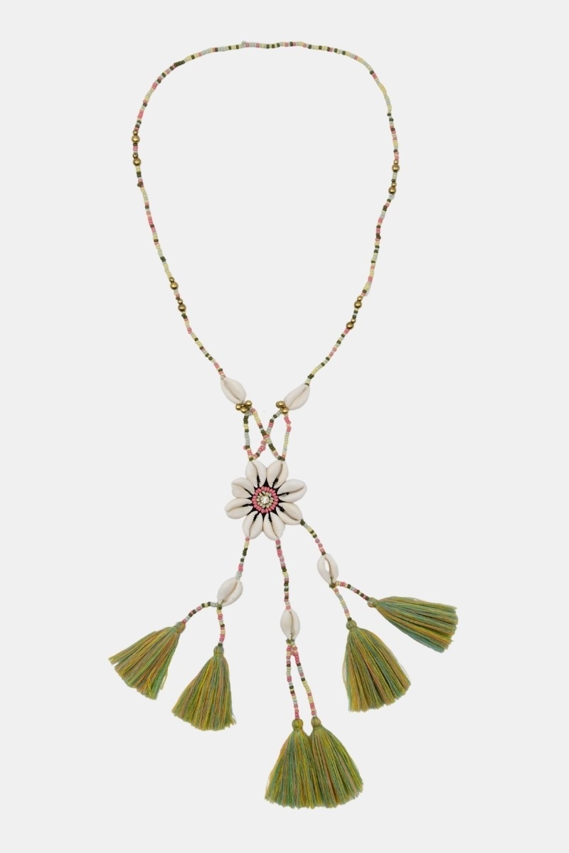 Long bohemian costume necklace LENA - Miss June