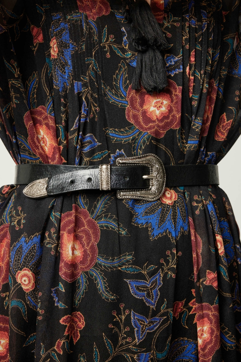 Ceinture Cuir Riley Noir - Miss June Paris - 8