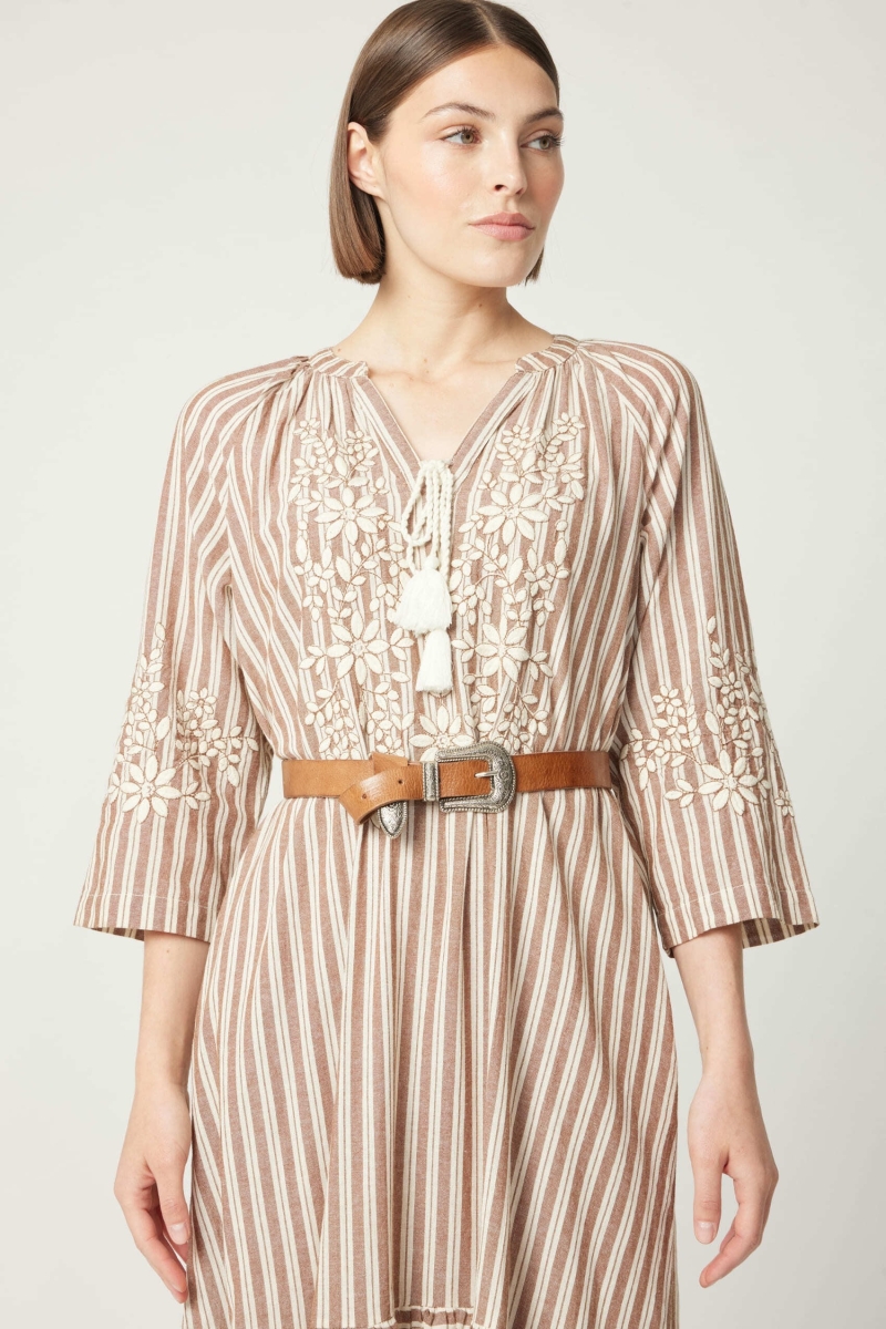 Ceinture Cuir Riley Marron - Miss June Paris - 8