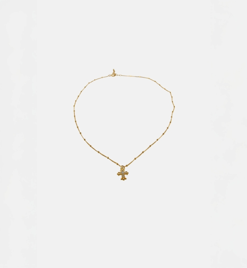 Modeschmuck-Kreuzkette - Miss June