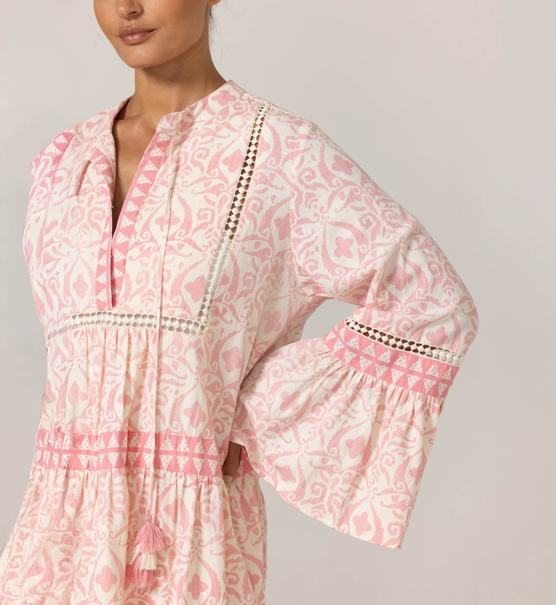 Jaya Short Dress - 100% Cotton - Miss June Paris - 5