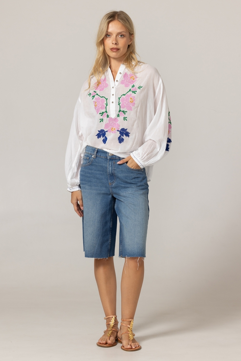 Blouse Jenna - 100% voile de coton - Miss June Paris - 3
