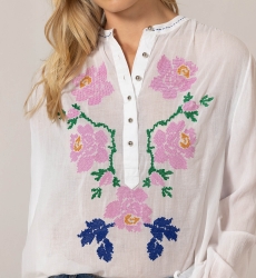 Bluse Jenna - 100% Baumwollvoile - Miss June Paris - 5