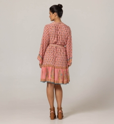 Vestido curto Kaida - Padrões florais - 100% modal - Miss June Paris - 4