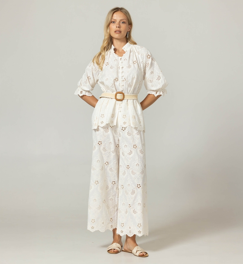 Camicia Serena -  Inglese - 100% Cotone - Miss June Paris - 3