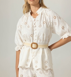 Camicia Serena -  Inglese - 100% Cotone - Miss June Paris - 5