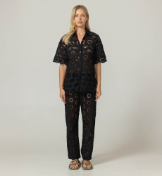 Pantaloni Sorbet - Ricamo Inglese - 100% Cotone - Miss June Paris - 8